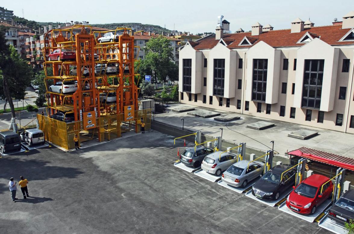 Аренда авто в Турции - роторные парковки
